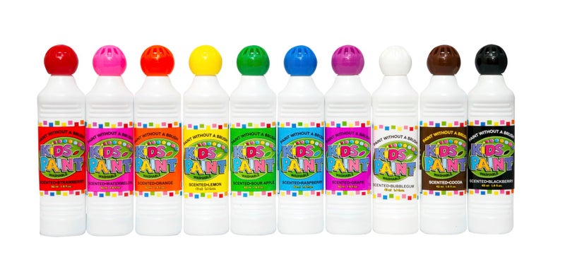 Crafty Dab Kids Paints - Set of 10 - Assorted Colors - Scented - Image 1